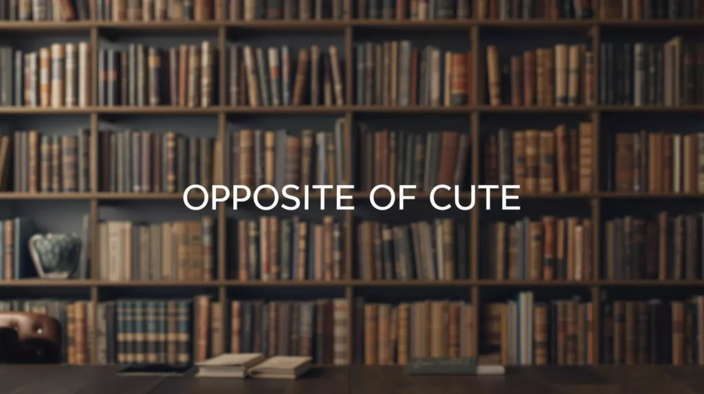 Cute Opposite Word Cute Opposite Word