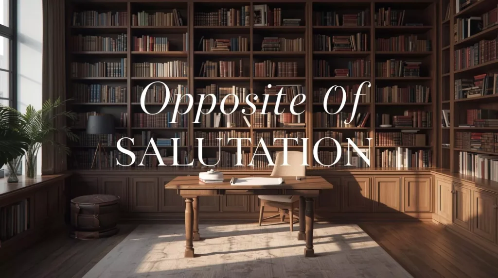 What Is The Opposite Of Salutation What Is The Opposite Of Salutation