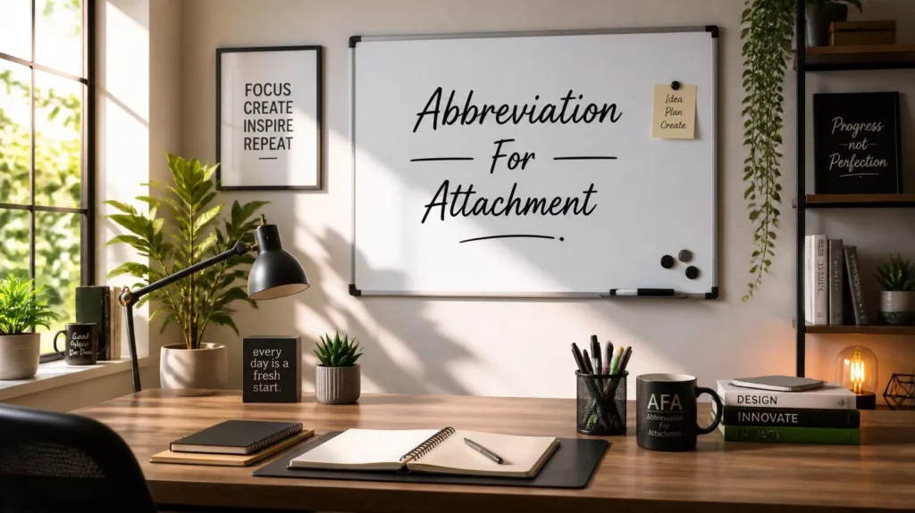 Abbreviation For Attachment