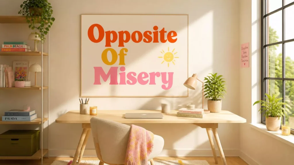 Antonym For Misery