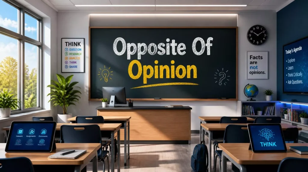 Antonym For Opinion Antonym For Opinion