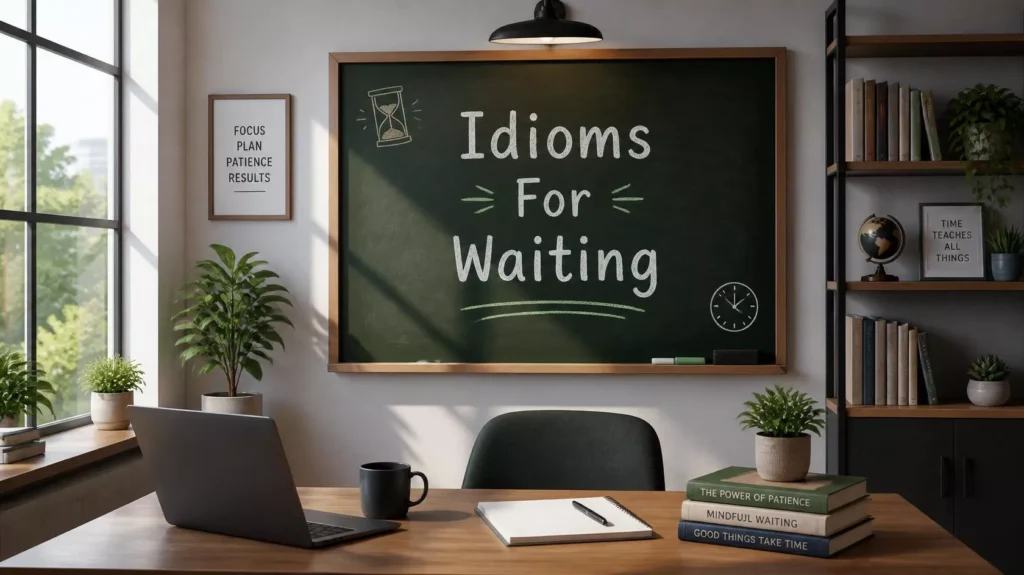 Idioms About Waiting Idioms About Waiting