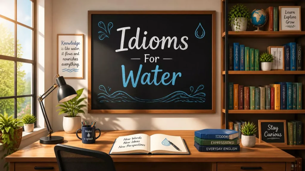 Idioms About Water Idioms About Water