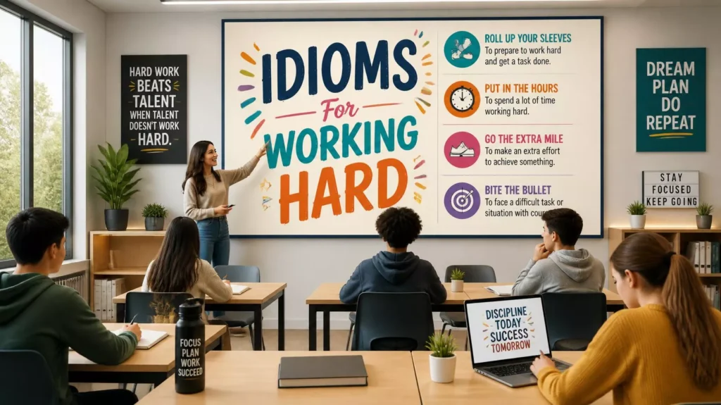 Idioms For Hard Work