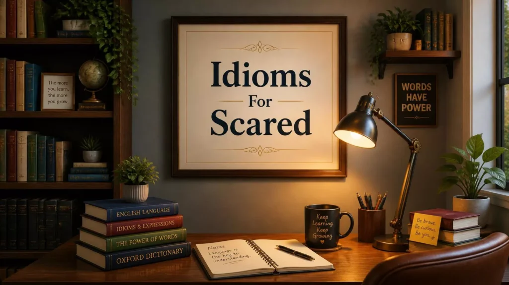 Idioms For Scared Idioms For Scared