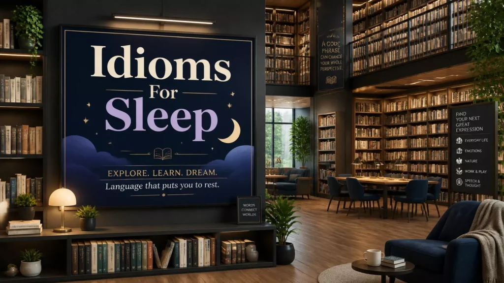 Idioms For Sleep Idioms For Sleep