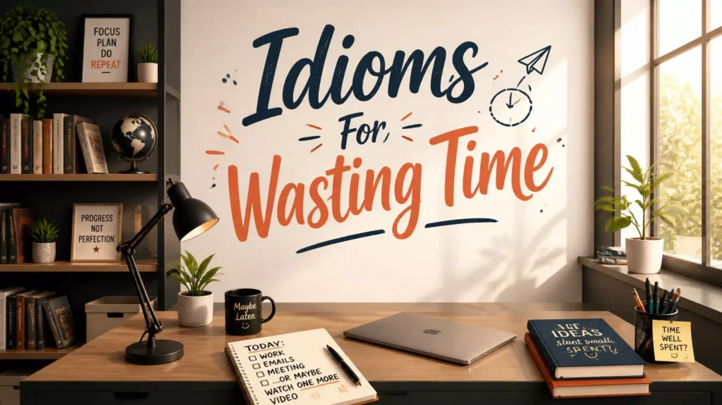 Idioms For Wasting Time Idioms For Wasting Time