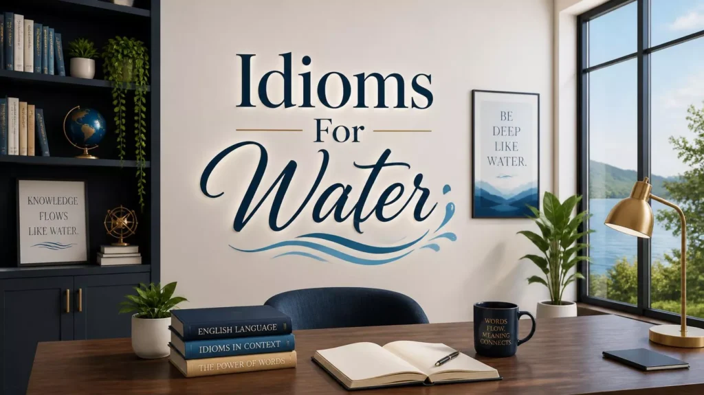 Idioms For Water Idioms For Water
