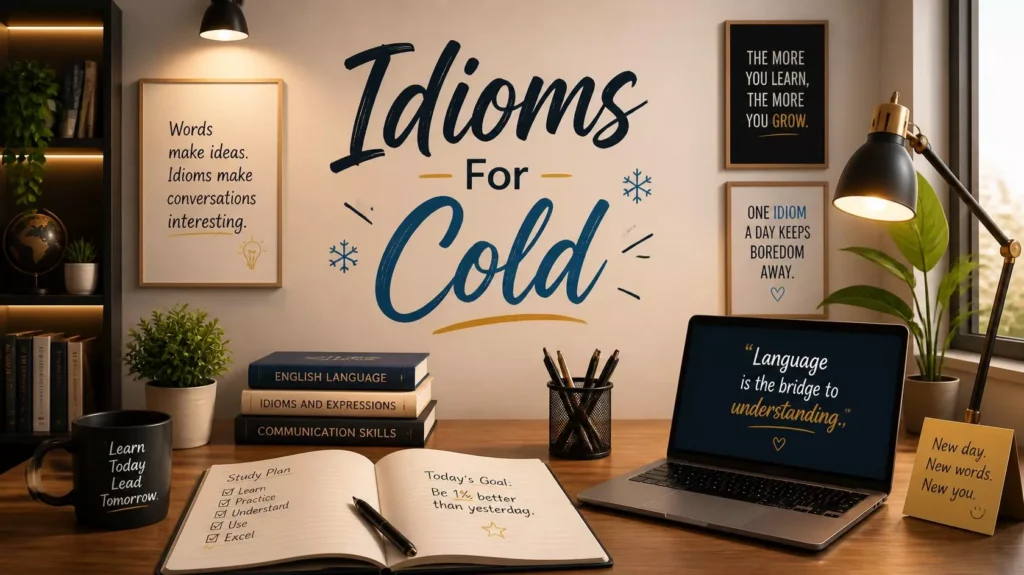 Idioms With Cold