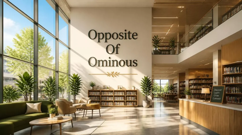 Opposite Of Ominous