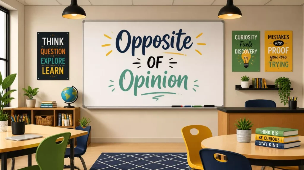 Opposite Of Opinion Opposite Of Opinion