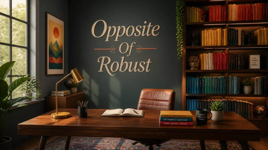 Opposite Of Robust Opposite Of Robust
