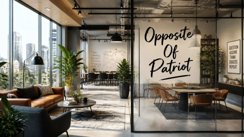Opposite Of Patriot Opposite Of Patriot