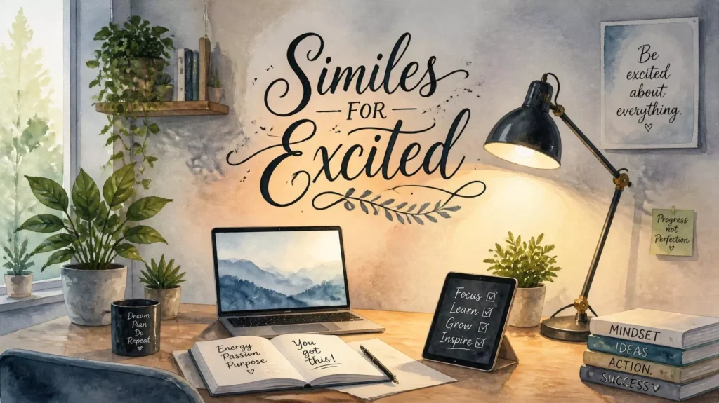 Simile About Excited Simile About Excited