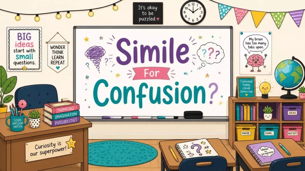 Simile For Confusion Simile For Confusion