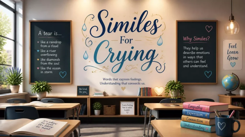 Similes For Crying