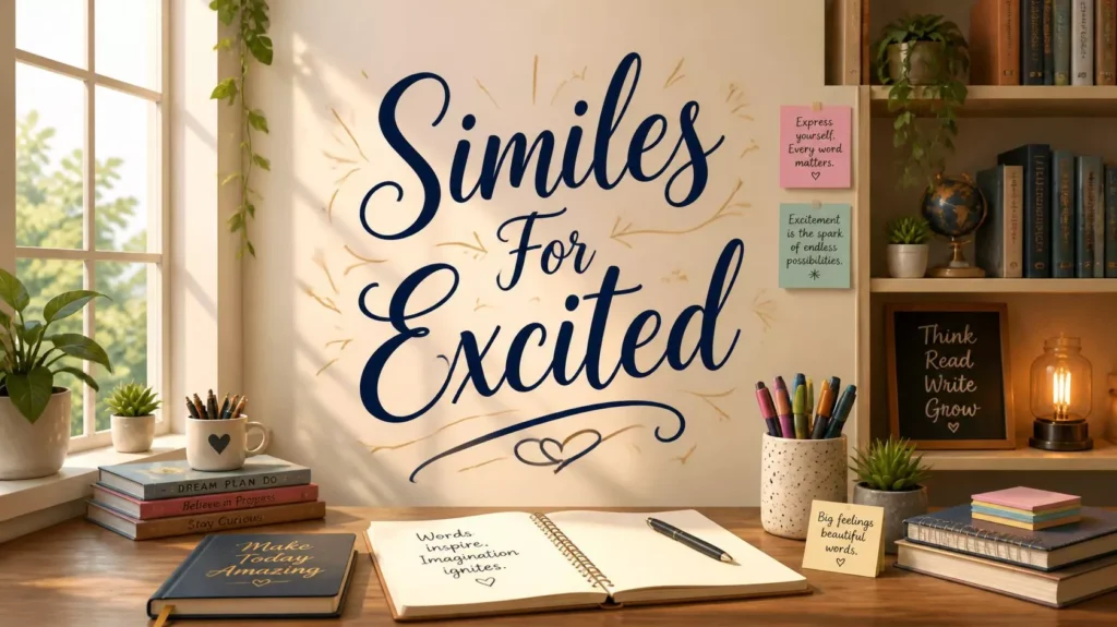 Similes For Excited Similes For Excited