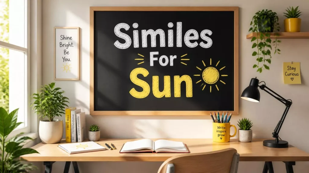 Similes For Sun