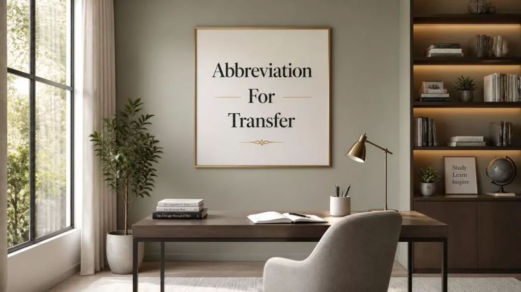 Transfer Short Form