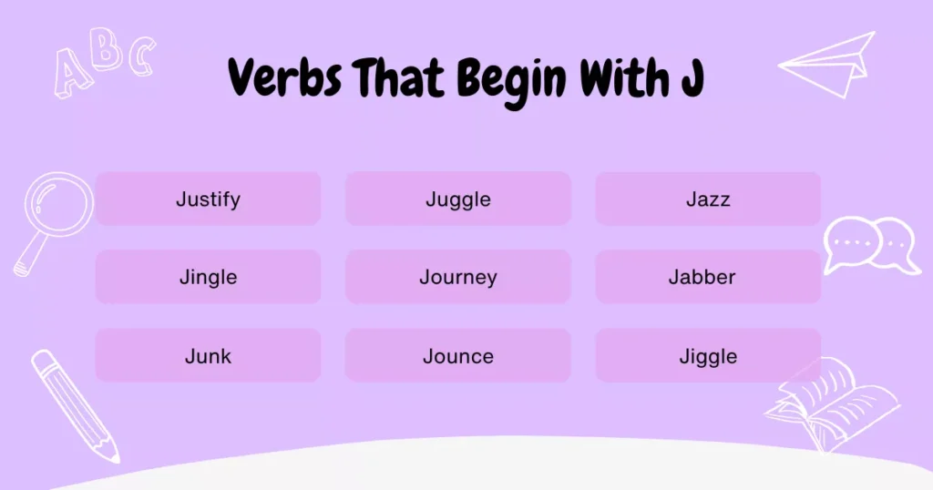 Verbs With J