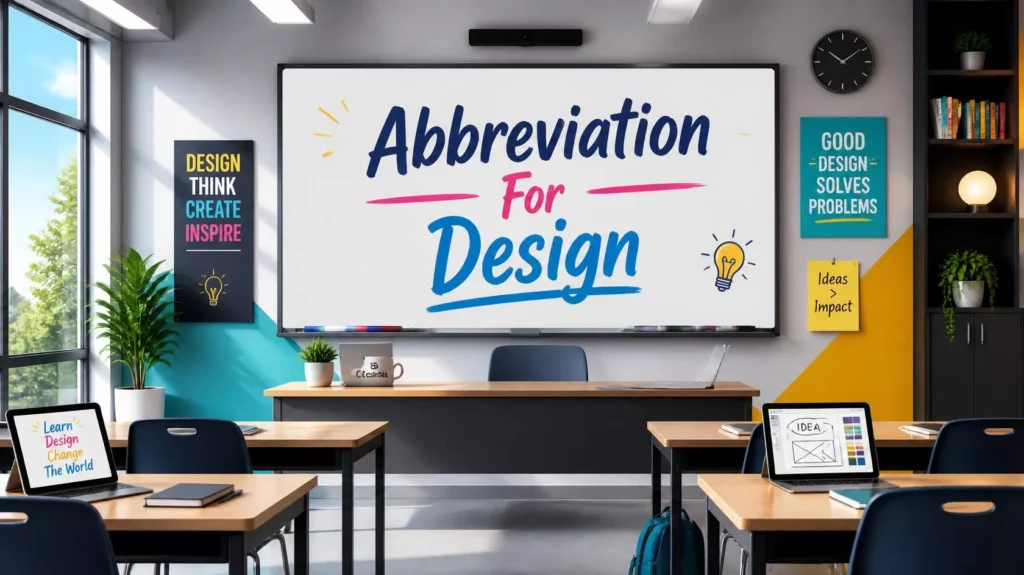 Abbreviation For Design