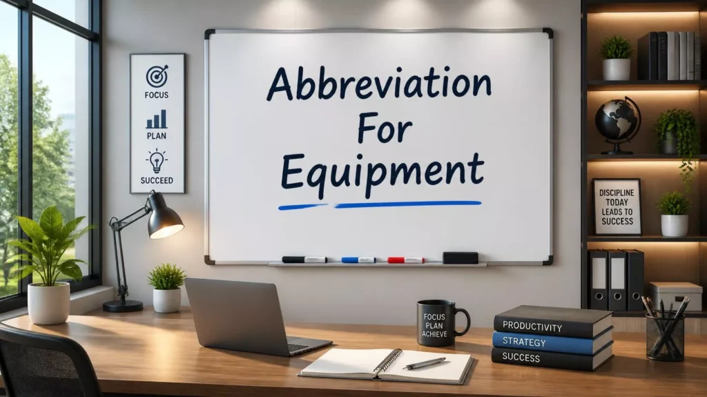 Abbreviation For Equipment