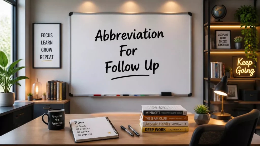 Abbreviation For Follow Up