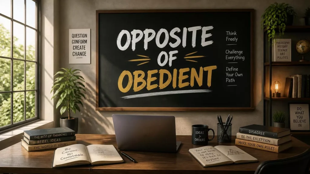 Opposite Of Obedient Opposite Of Obedient