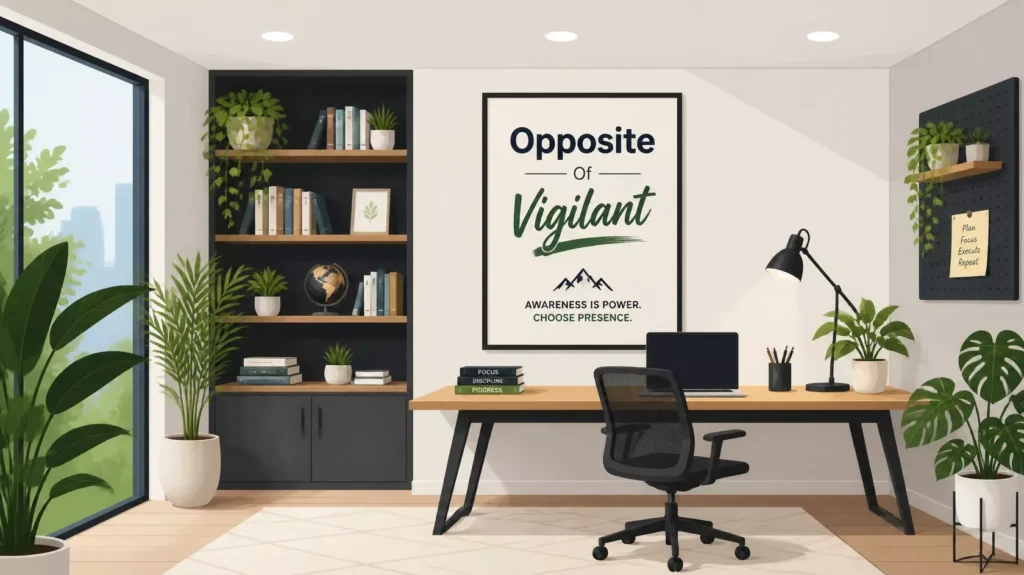 Opposite Of Vigilant