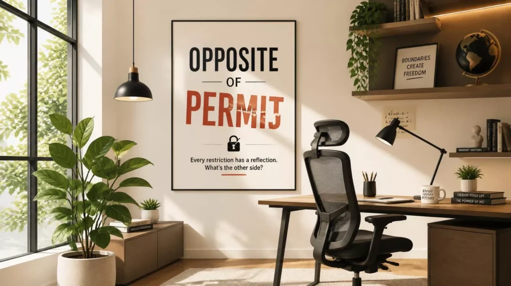 Permit Antonym