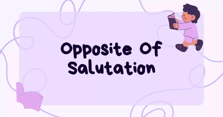 Salutation Antonyms