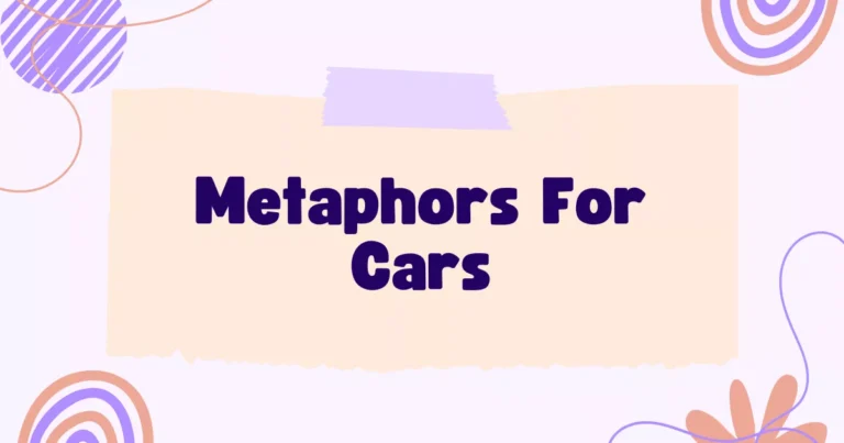 Cars Metaphors
