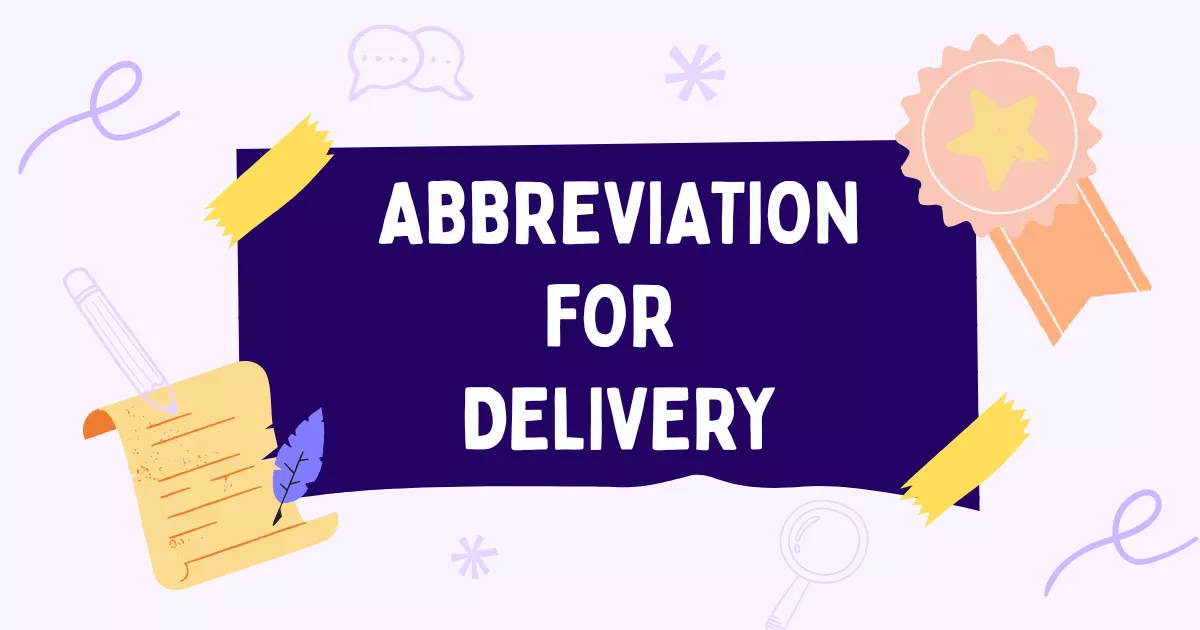 Delivery Abbreviation