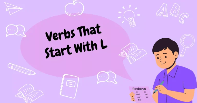 Verbs Starting With L