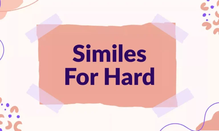 Hard Similes